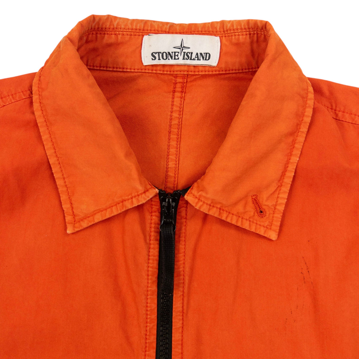 Stone Island Zip Up Jacket Size M | Medium, Orange
