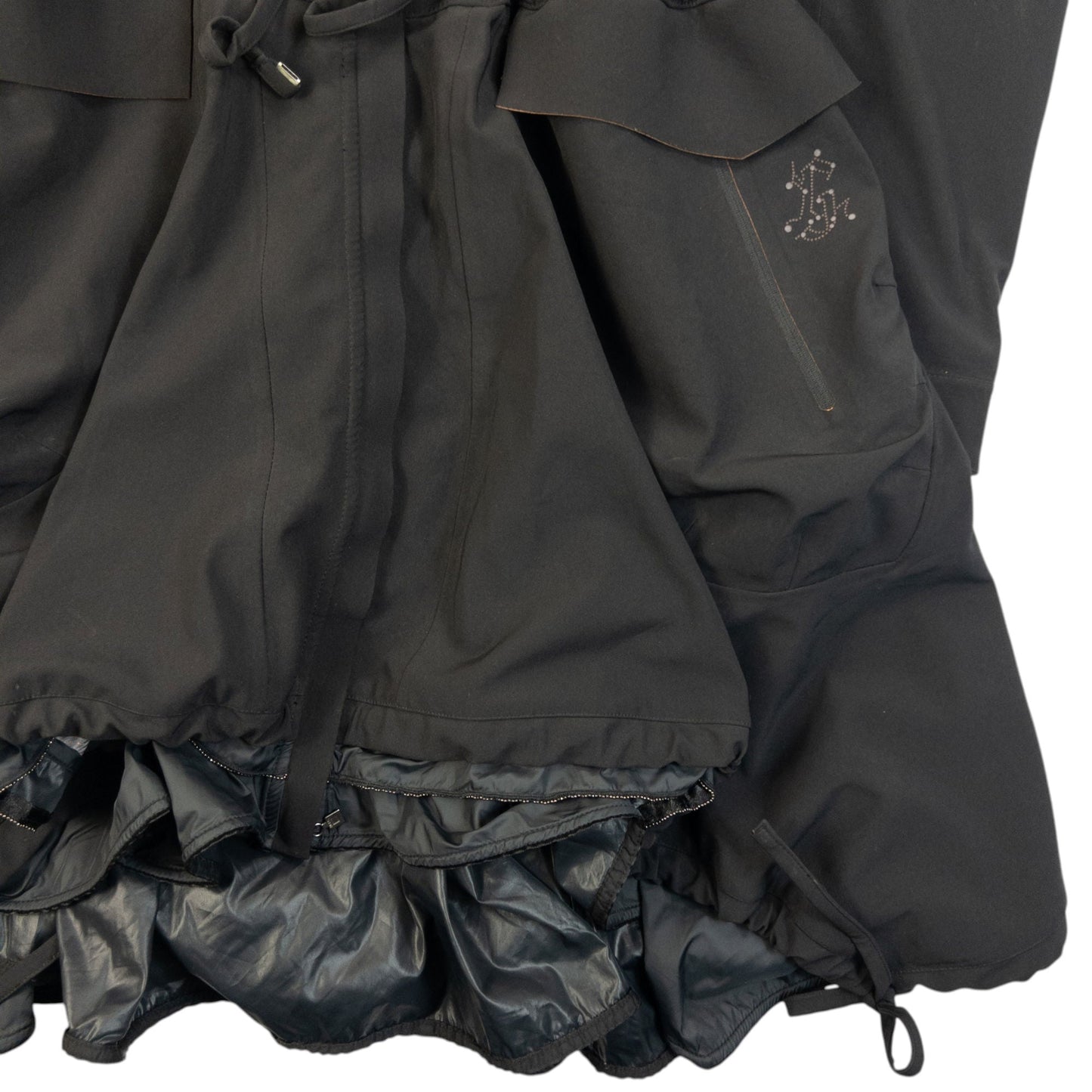 Vintage 2000s Marithe + Francois Girbaud Rain Jacket Womens Size L | Large, Black