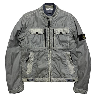Stone Island Mussola Gommata Jacket | Medium, Red