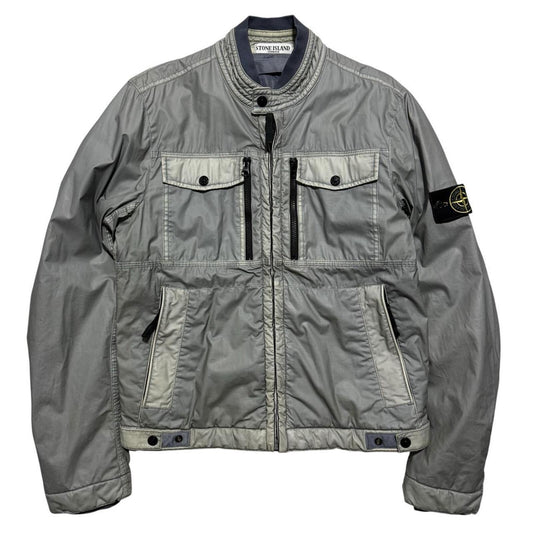 Stone Island Mussola Gommata Jacket | Medium, Red