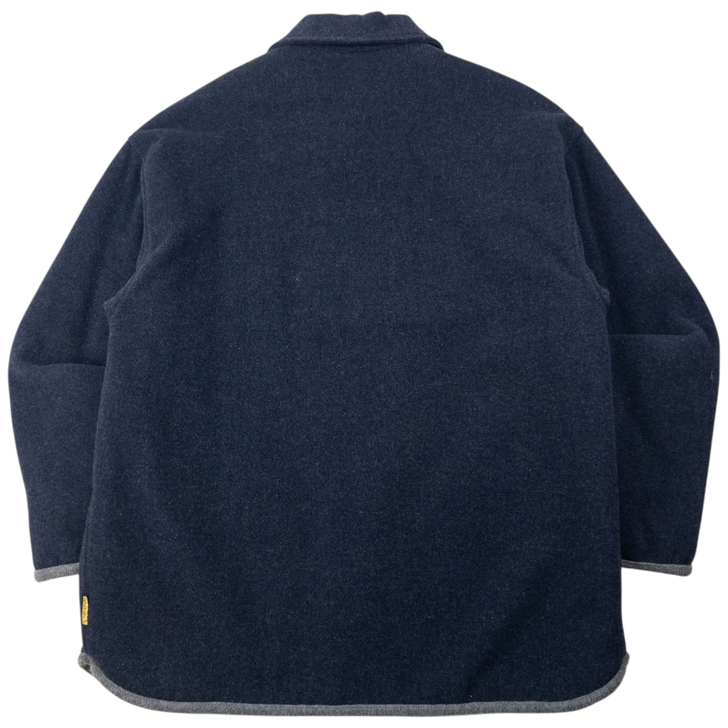 Vintage 90s Armani Jeans Fleece Lined Wool Jacket Size XL | XL, Grey