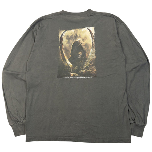 Vintage 2000s Prince Of Persia Warrior Within Graphic Long Sleeve T Shirt Size XL | XL, Grey