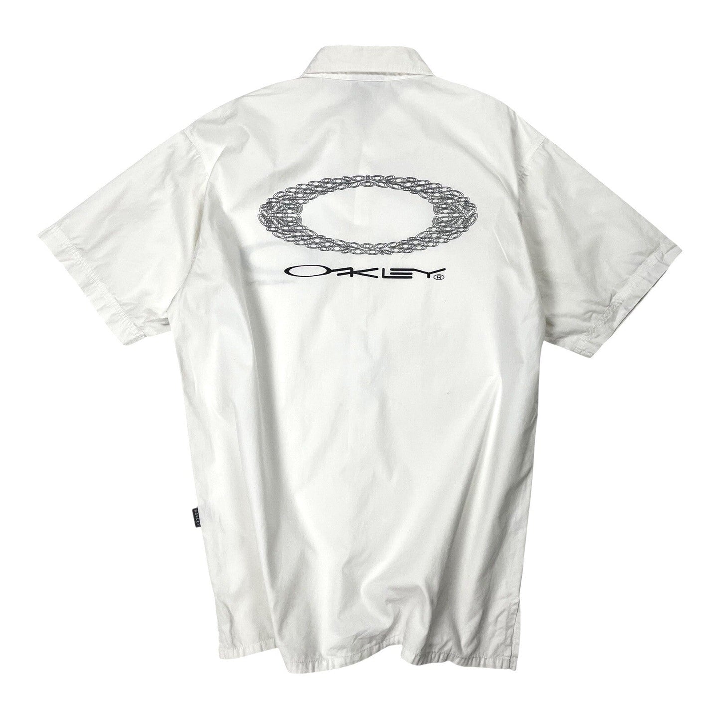 Oakley Software Button Up Shirt, Size Medium | Oakley, White