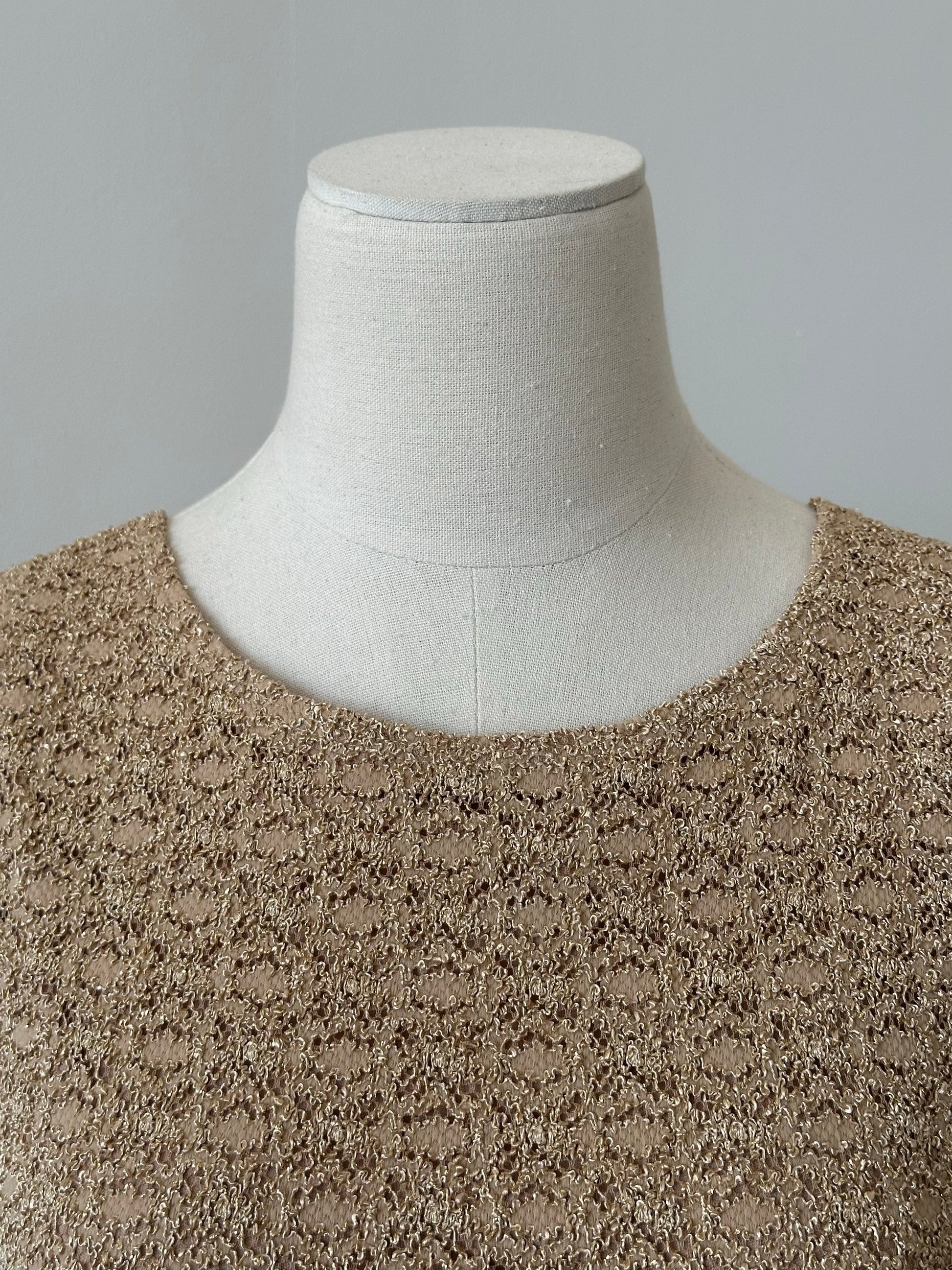 USA Vintage 1990s Sleeveless Knit Top - M