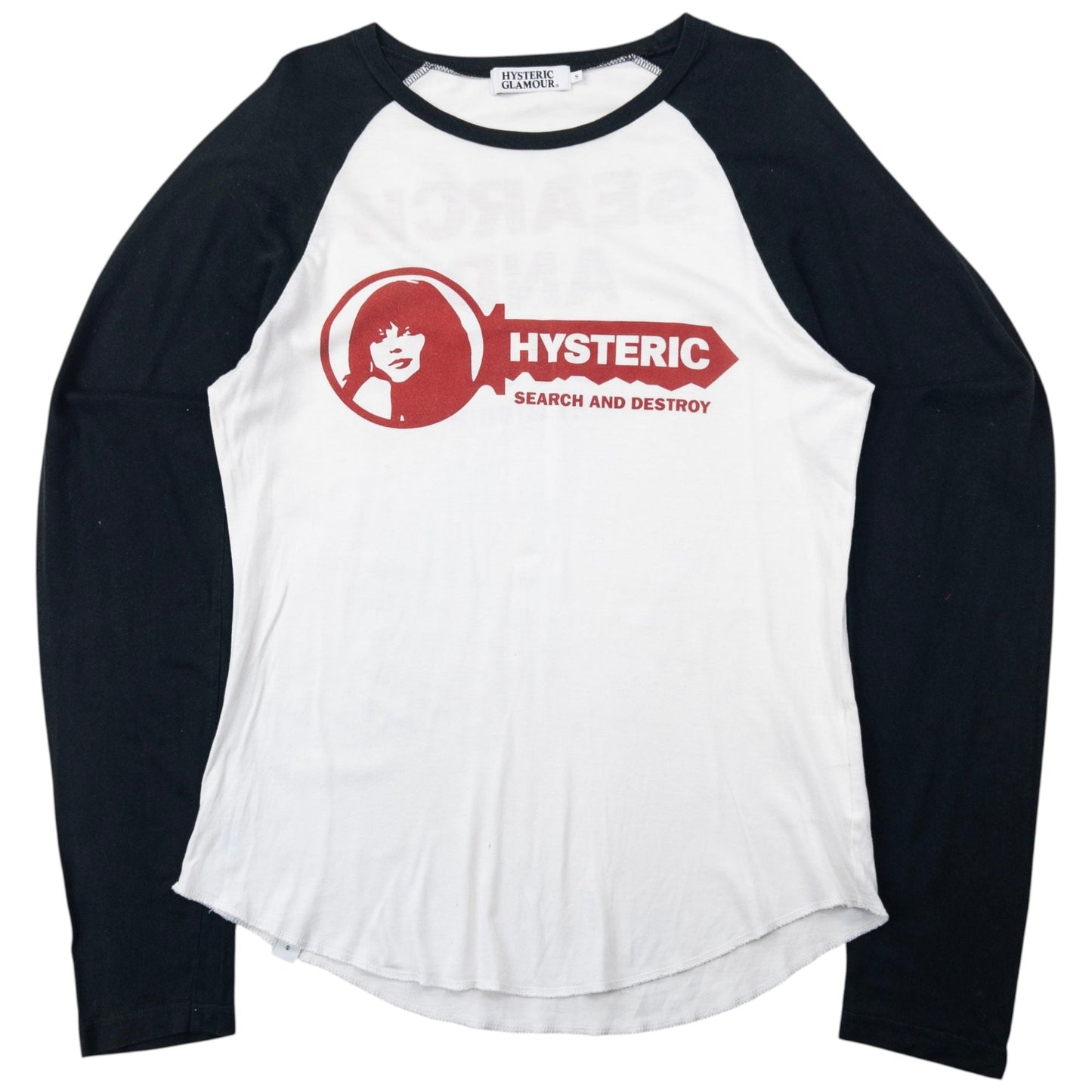 Vintage Hysteric Glamour Search & Destroy Long Sleeve T Shirt Womens Size M