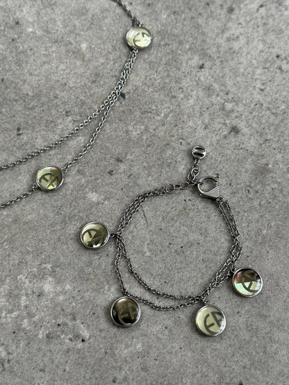 Emporio Armani 2000s Bracelet & Necklace Set