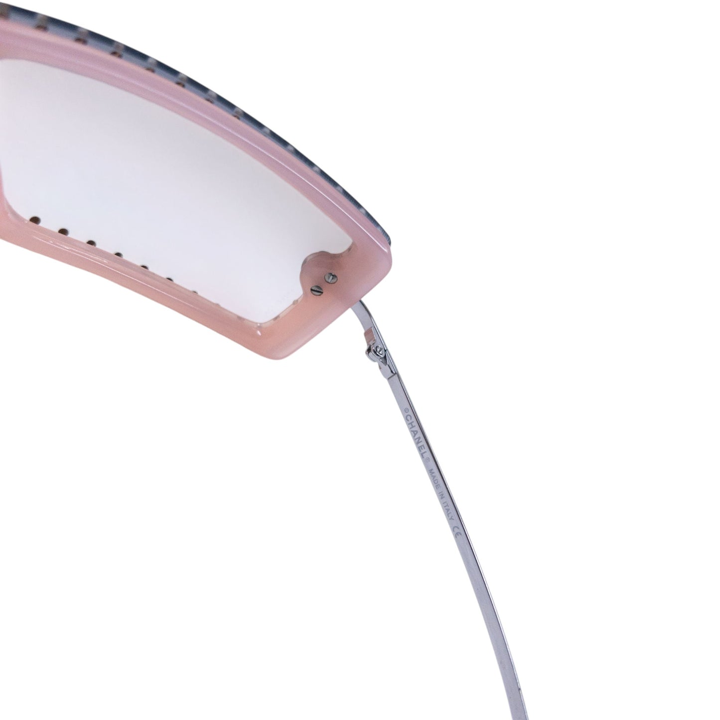 Vintage Chanel Diamanté Sunglasses | O/S, Pink
