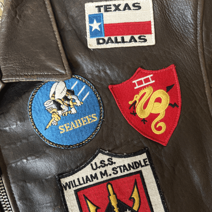 Avirex 1991 Top Gun G-1 Flight Jacket - XL | XL, Brown