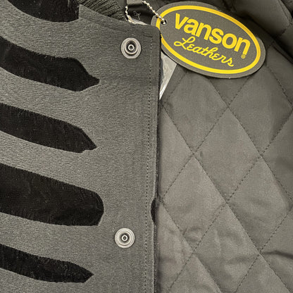 Vanson Leathers 50th Anniversary Skeleton Bomber Jacket - L