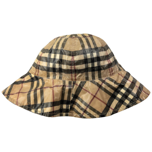 Vintage Burberry Nova Check Rain Bucket Hat Size M