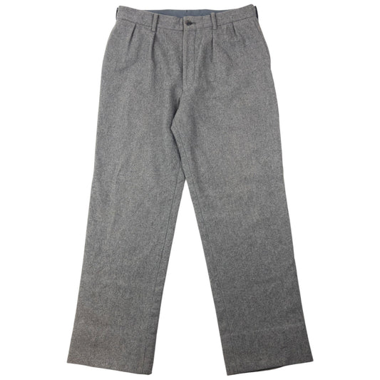Vintage 2000s Issey Miyake White Label Wool Trousers Size W30 | W30, Grey