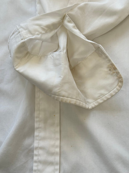 Yves Saint Laurent Pour Homme 1990s Cotton Logo Shirt - M