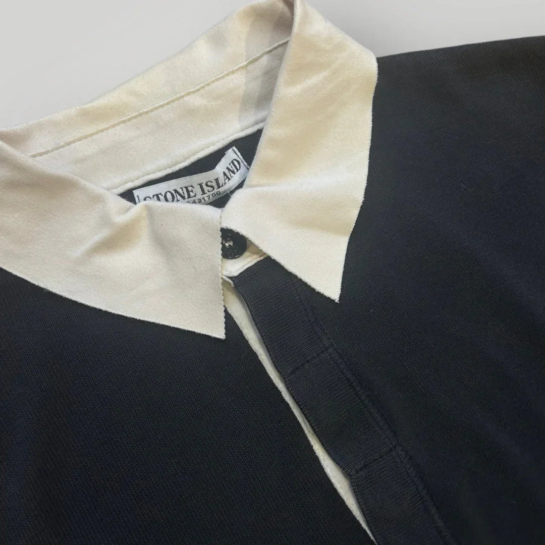 Stone Island SS/05 Embroidered Polo Shirt M