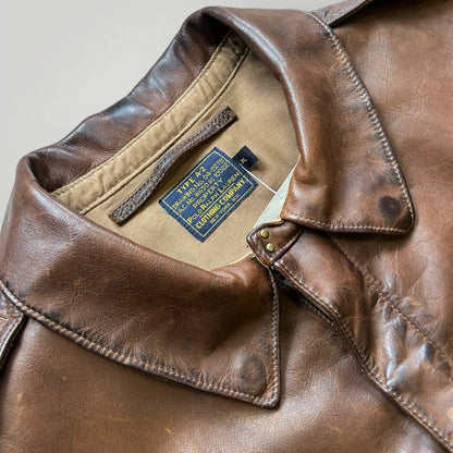 Ralph Lauren 2000's Leather Flight Jacket M/L