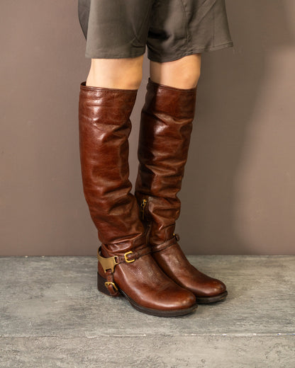 PRADA RIDING BOOTS (EU 36, FITS LIKE 38)