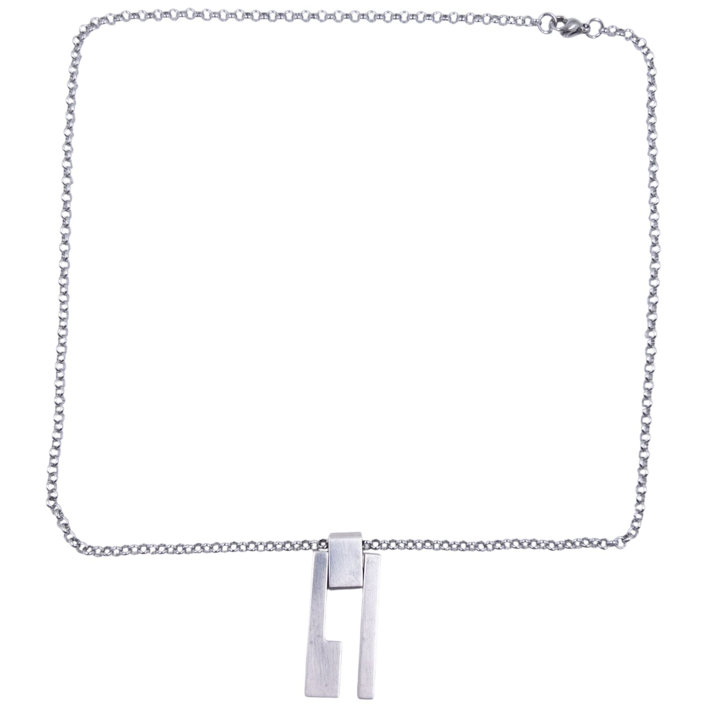 Vintage Gucci Silver Pendent Necklace