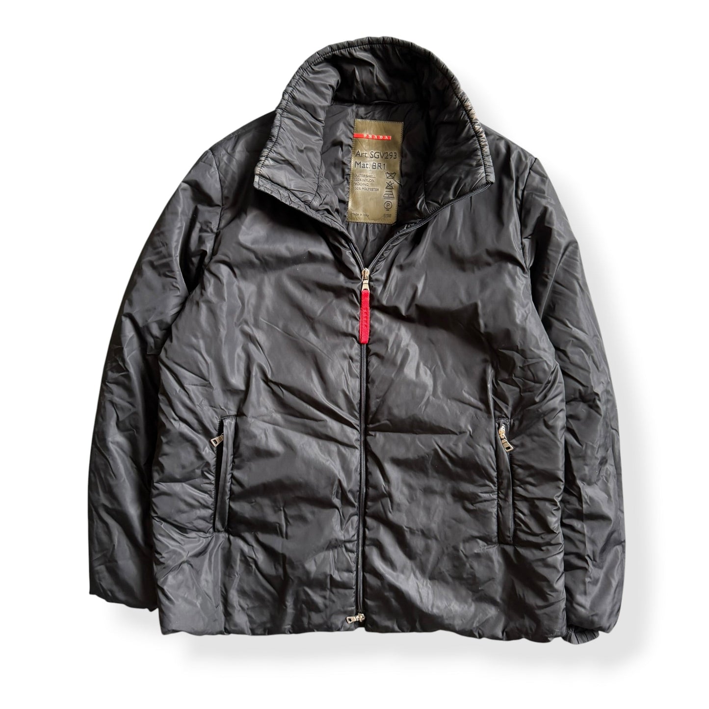 2000’s Prada Sport Padded Nylon Jacket (L) | Large, Black