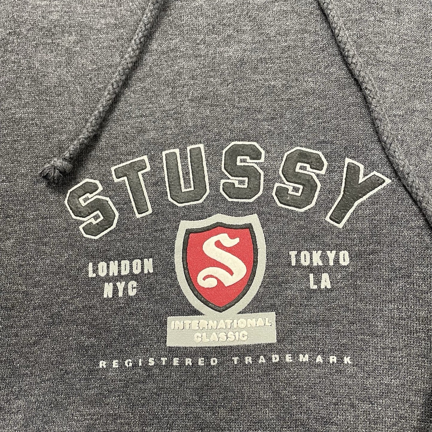 Vintage Stussy Classics Hoodie, Size Medium | Stussy, Grey