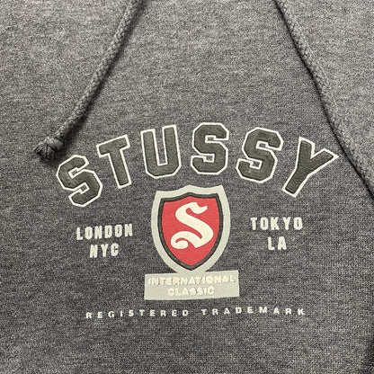 Vintage Stussy Classics Hoodie, Size Medium | Stussy, Grey