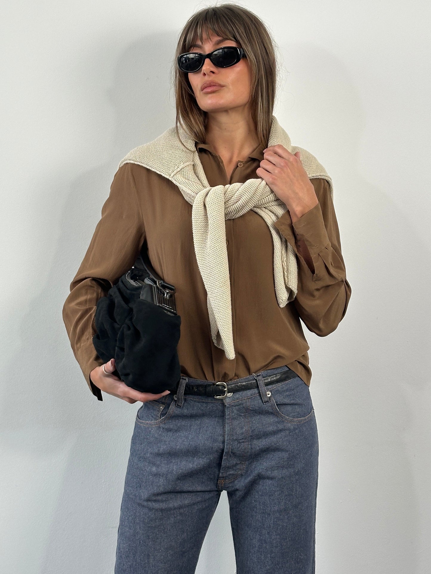 Vintage 2000s Pure Silk Shirt - S/M