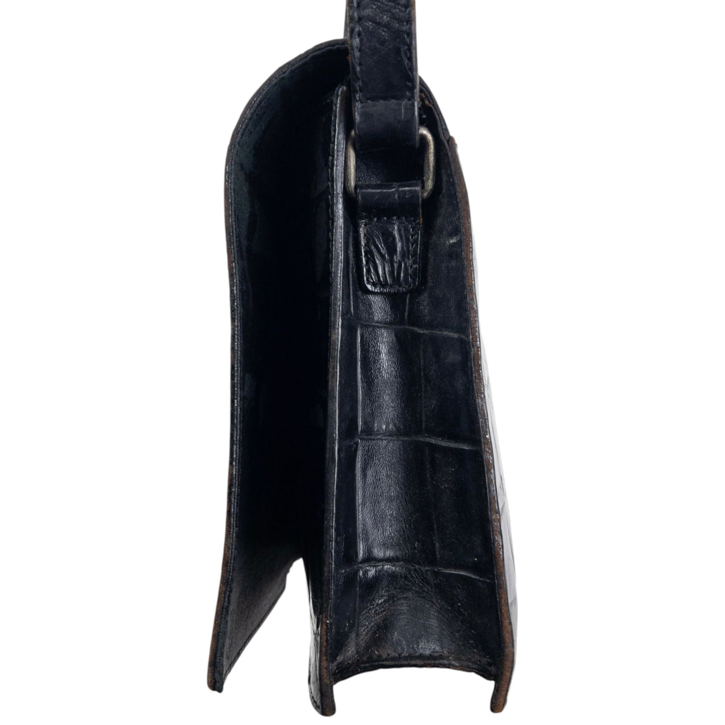 Vintage Jean Paul Gaultier Crocodile Embossed Crossbody Bag