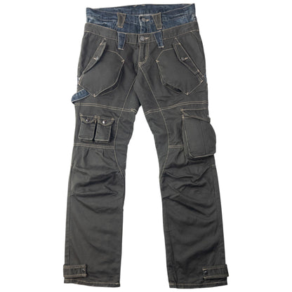 Vintage 2000s PPFM Layered Denim Jeans Size W32