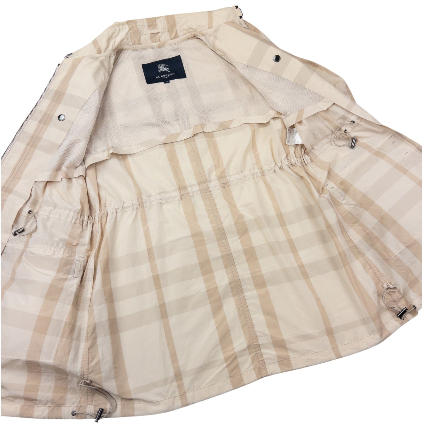 Vintage Burberry Nova Check Rain Jacket Womens Size M