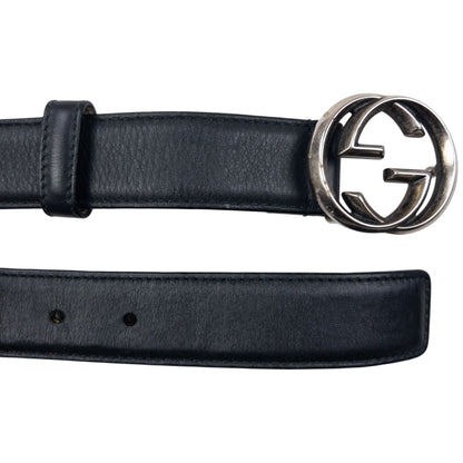 Vintage Gucci Leather Belt Size W40