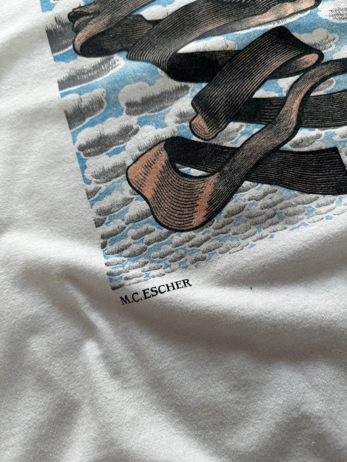 1990 M.C. Escher Rind T-Shirt - M | Default Title, Red