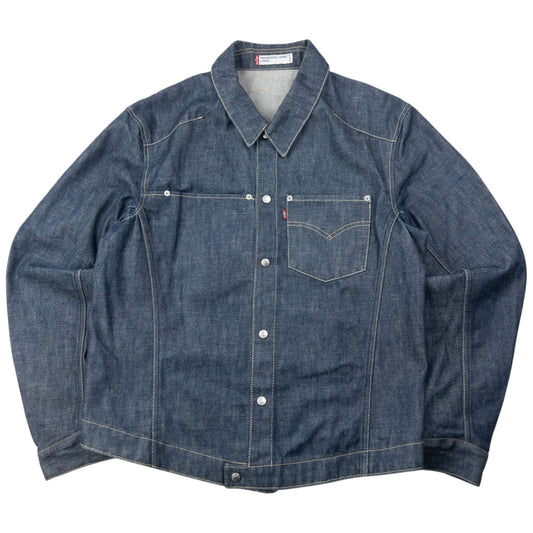Vintage 2000s Levi's Engineered Garments Denim Jacket Size L | Large, Navy