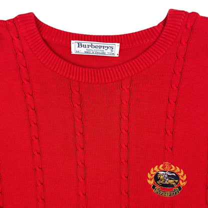 Vintage Burberry Knit Jumper Size XL