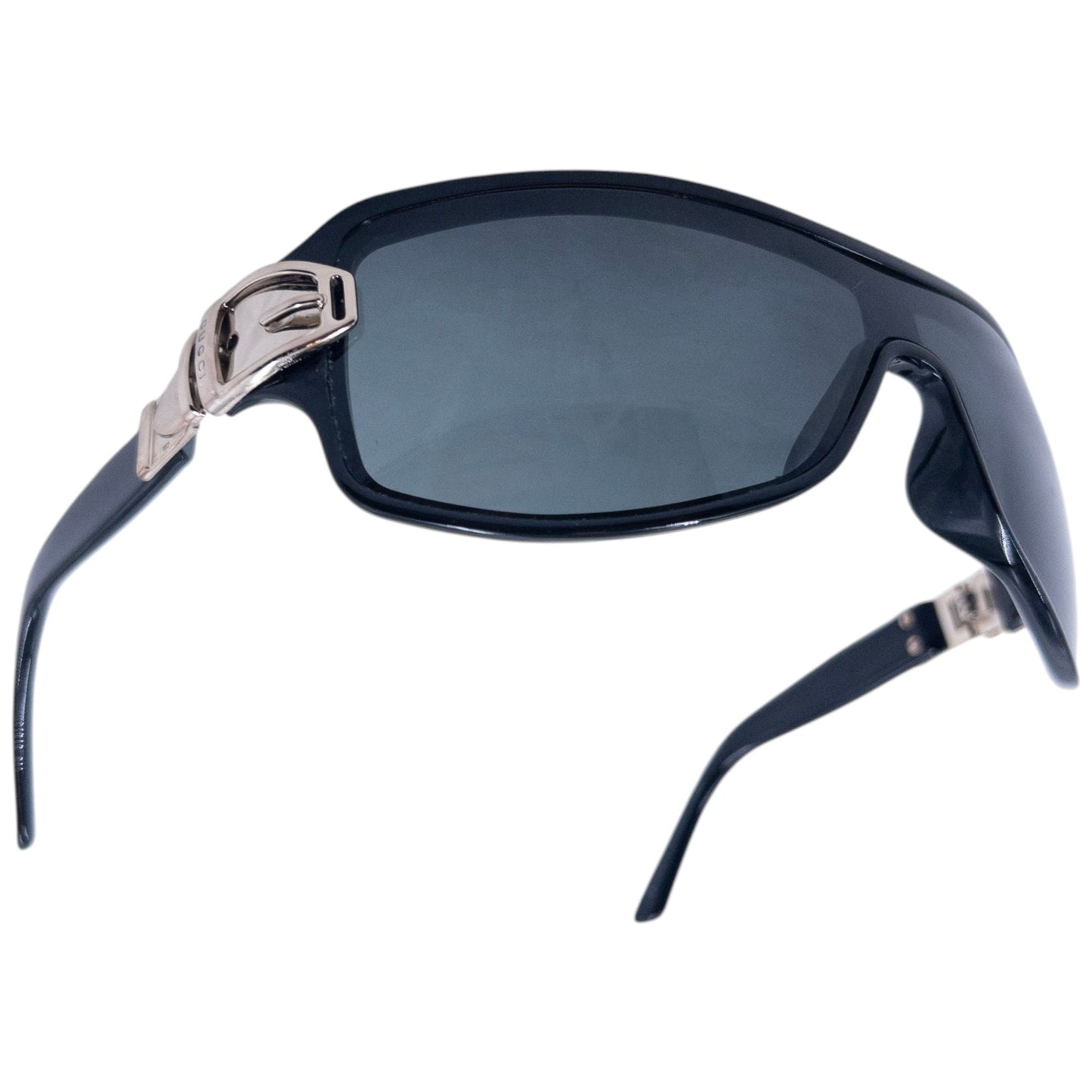 Vintage 2000s Gucci Buckle Sunglasses | O/S, Black