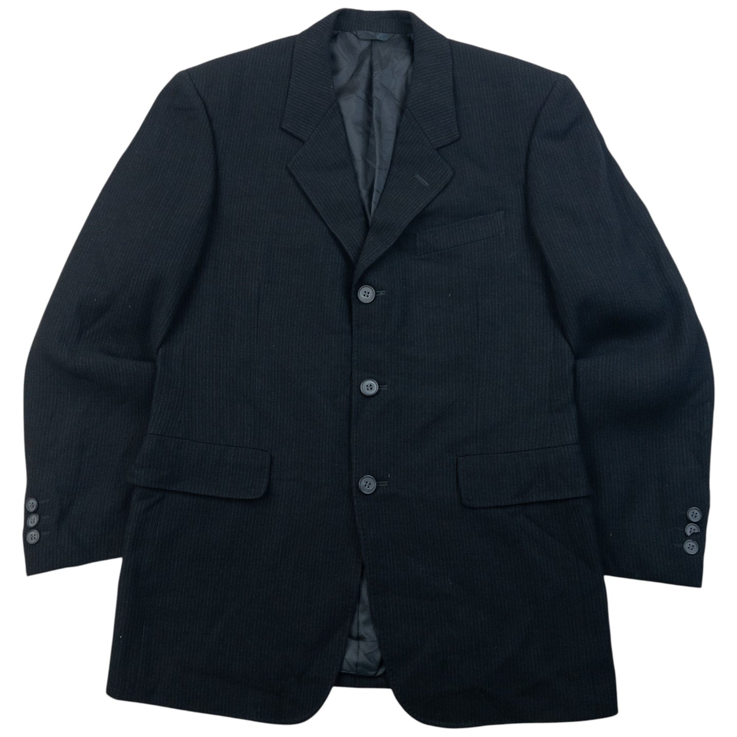 Vintage 80s Yohji Yamamoto D'Urban A.A.R Blazer Jacket Size S | Small, Black