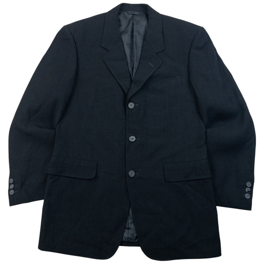 Vintage 80s Yohji Yamamoto D'Urban A.A.R Blazer Jacket Size S | Small, Black