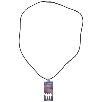 Vintage 2000s Gucci Silver Virgo Pendant Necklace