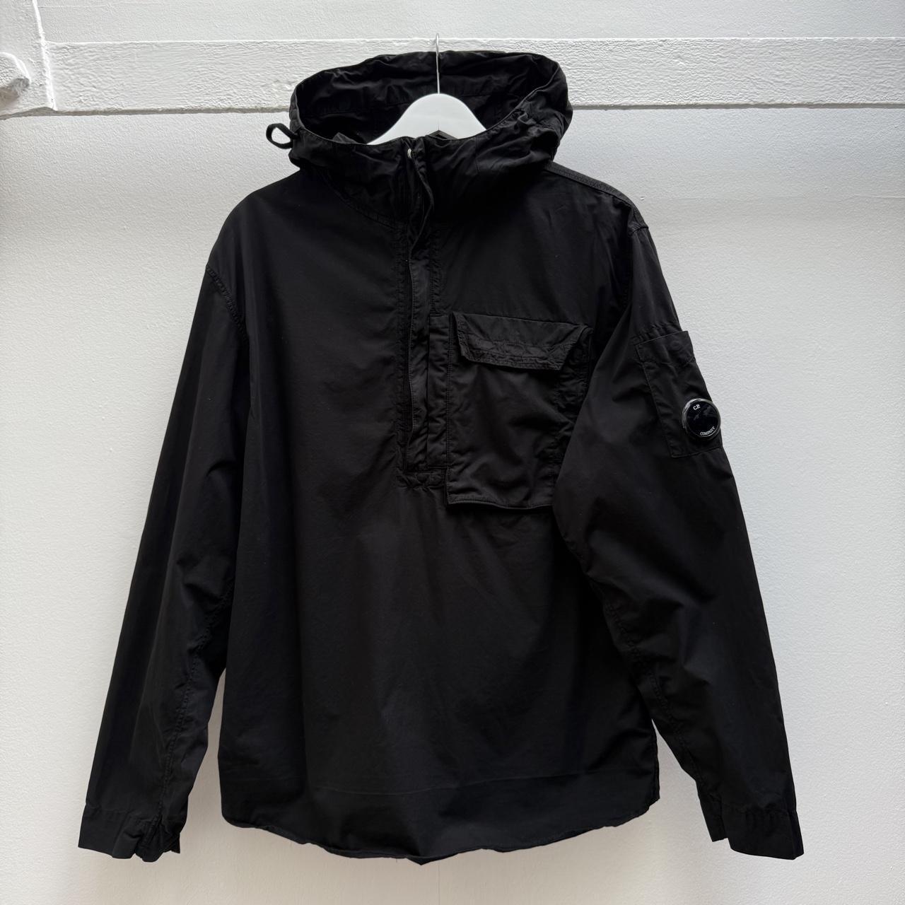 CP Company Canvas Pullover Smock Jacket (M) | Medium, Black