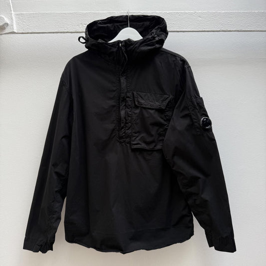 CP Company Canvas Pullover Smock Jacket (M) | Medium, Black