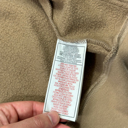Nike Air AW04 Heavyweight Cotton Striped Hoodie - M | Brown