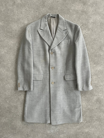 Gianfranco Ferre 1990s Wool Single Breasted Coat - L