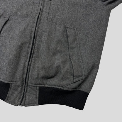 Stone Island AW14 Mélange Wool Poly Double Hood Jacket - L