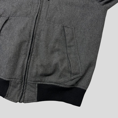 Stone Island AW14 Mélange Wool Poly Double Hood Jacket - L | Default Title, Grey