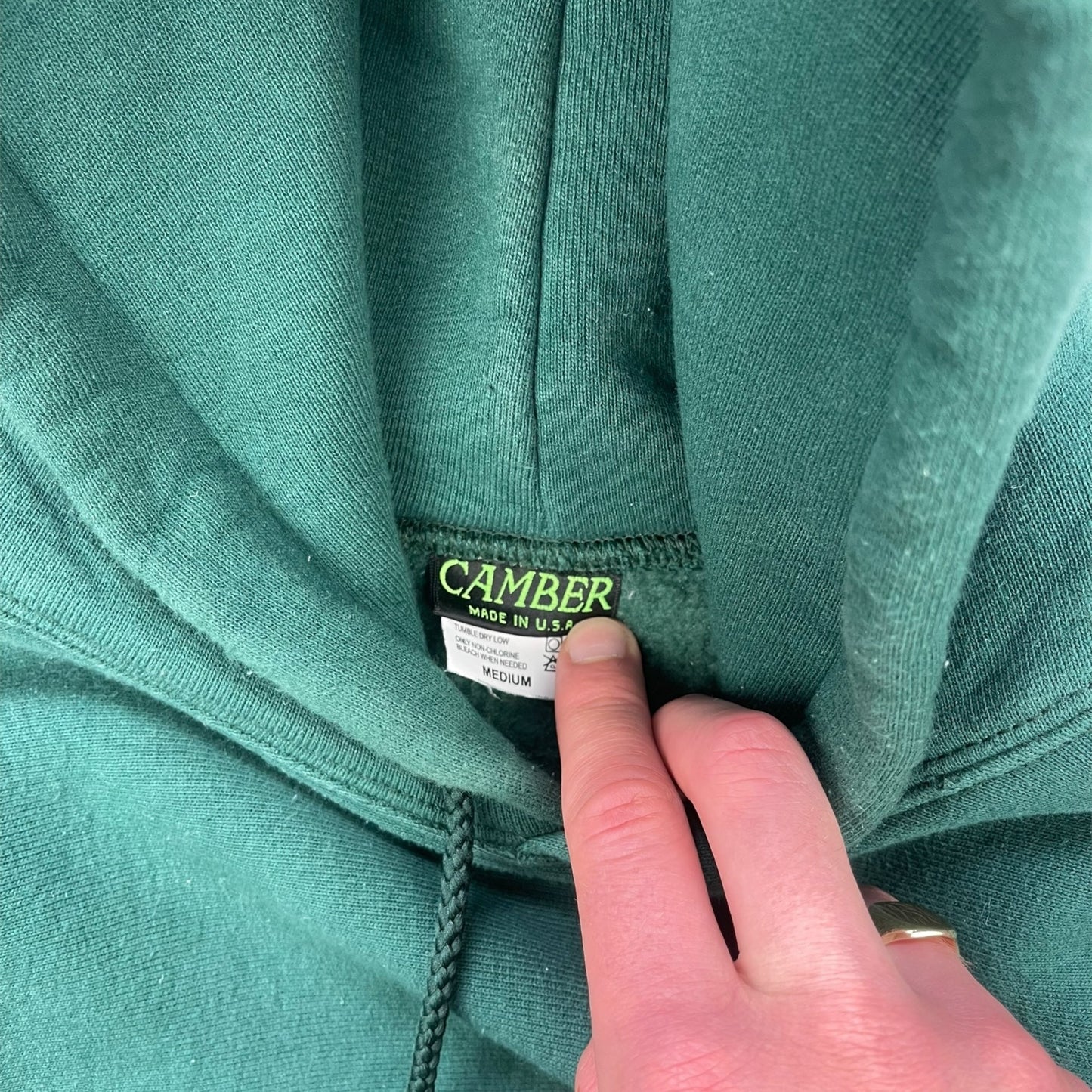 Camber USA Forest Green 12oz Hoodie (M) | Default Title, Green