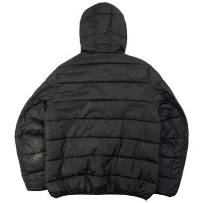 Vintage Champion Zip Up Puffer Jacket Size XXL | XXL, Black