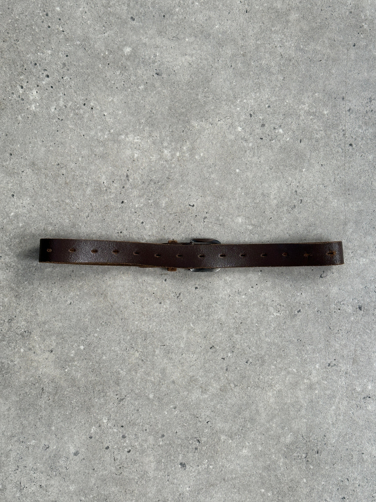 Vintage 1990s Leather Belt - One size