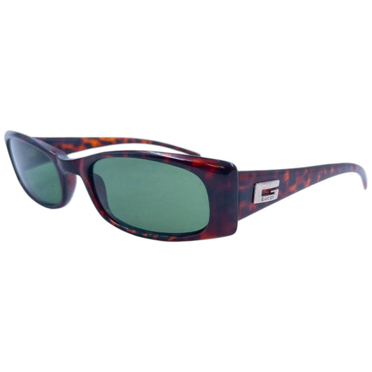 Vintage Gucci Tortoise Shell Sunglasses | O/S, Brown