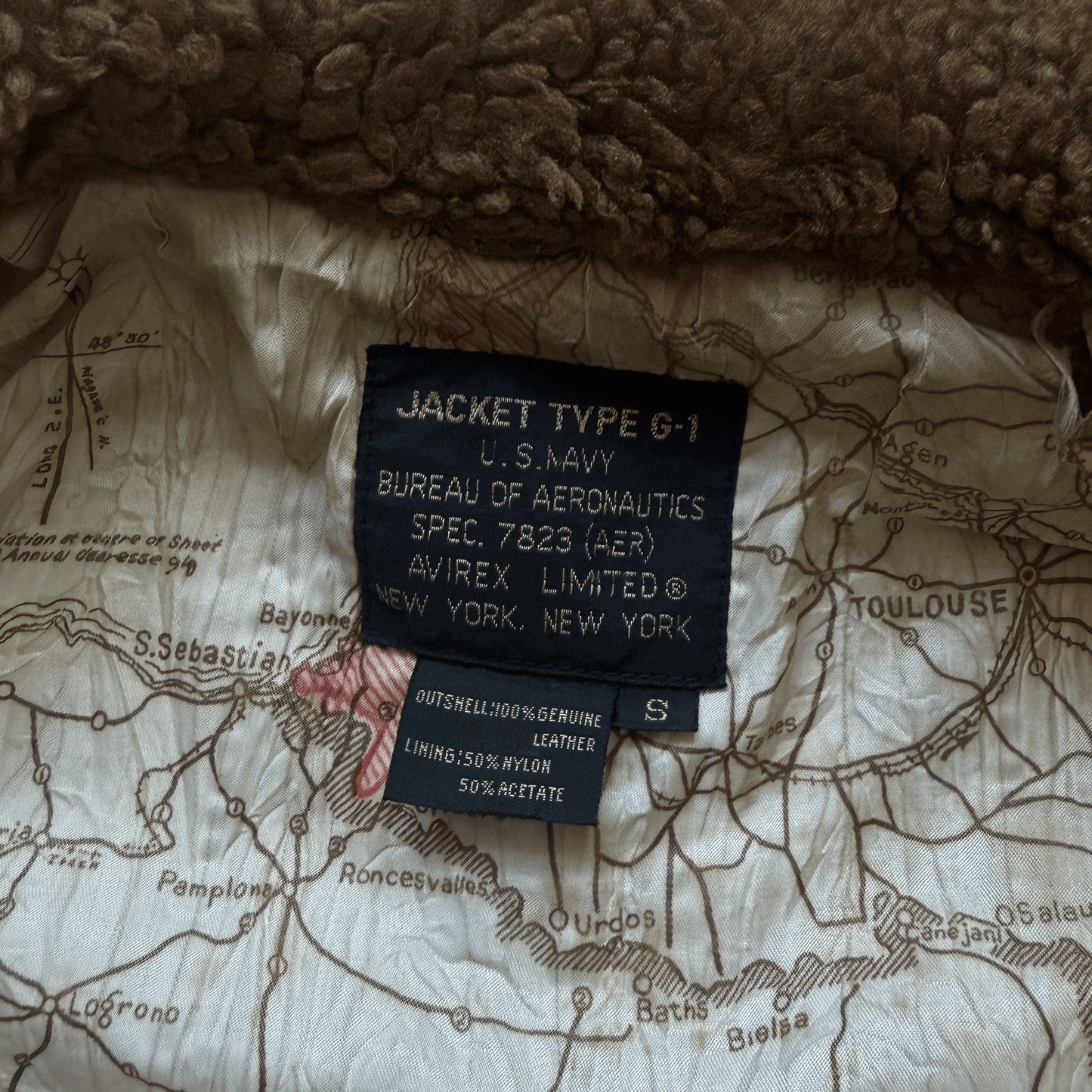 Avirex 1987 Top Gun G-1 Flight Jacket - S/M | S/M, Brown
