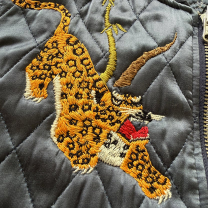Kapital Hyakichiko Sukajan '100 Tigers' Vest - M | Medium, Red