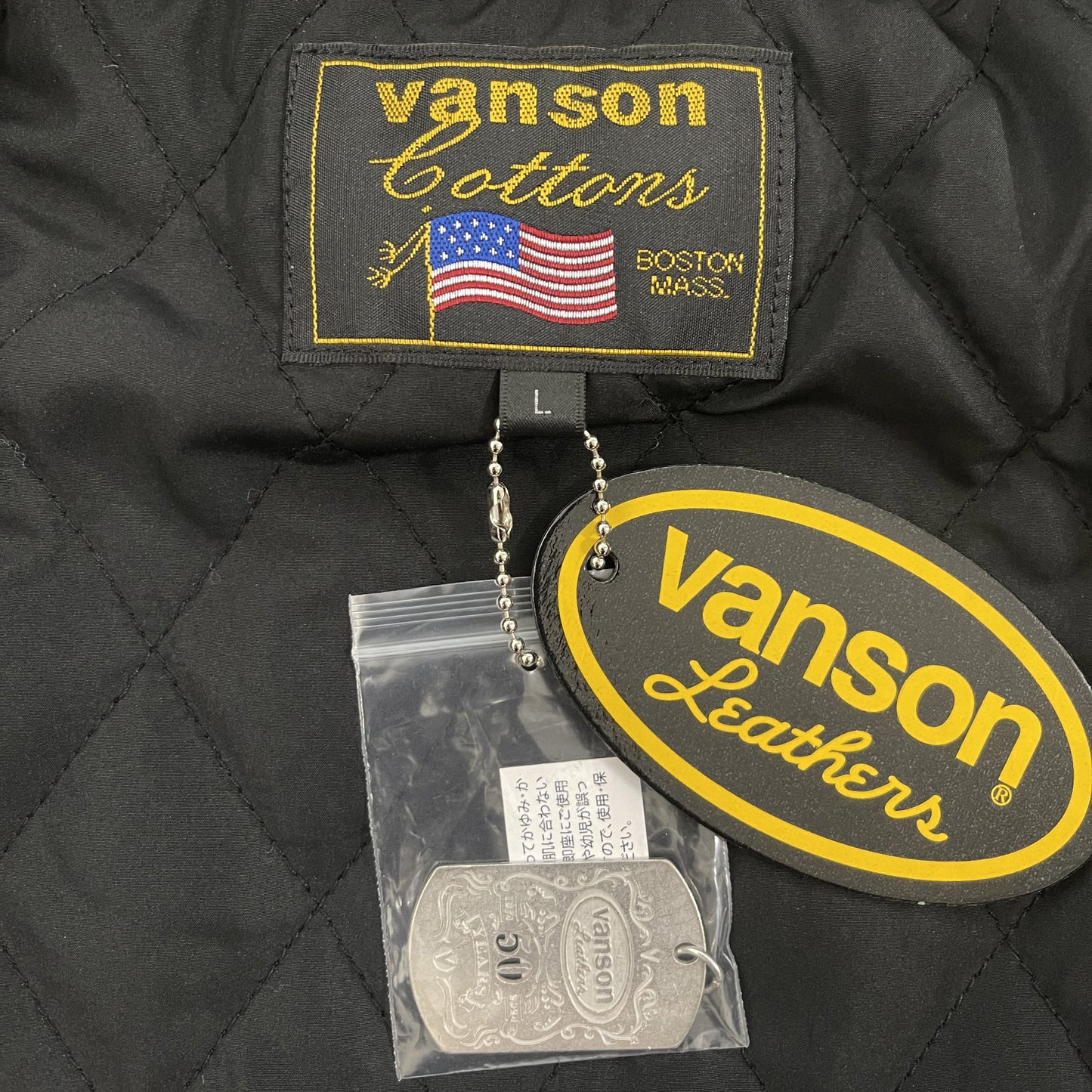 Vanson Leathers 50th Anniversary Skeleton Bomber Jacket - L