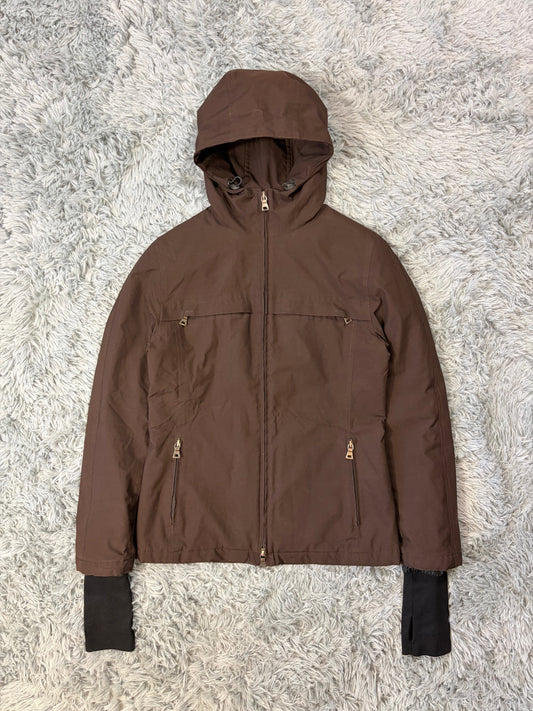 Prada Sport AW00 Goretex Gloved Brown Multipocket Jacket - IT40 | O/S, Brown
