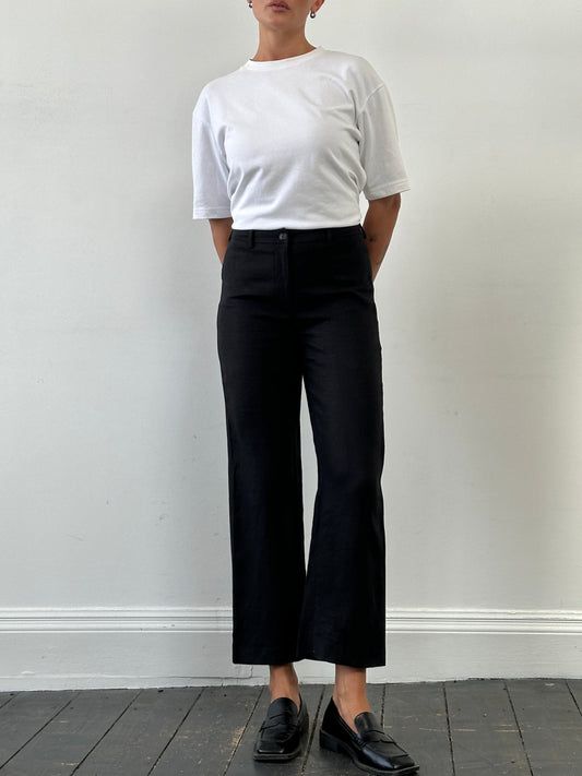 Hobbs Pure Linen Straight Leg Low Rise Trousers - W25